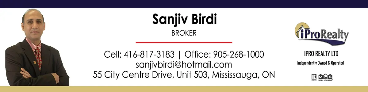 Sanjiv Birdi, iPro Realty Ltd., Brokerage