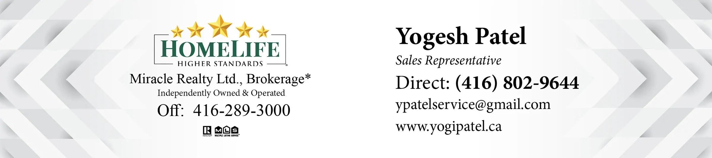 Yogesh Patel, HomeLife Miracle Realty Ltd., Brokerage*