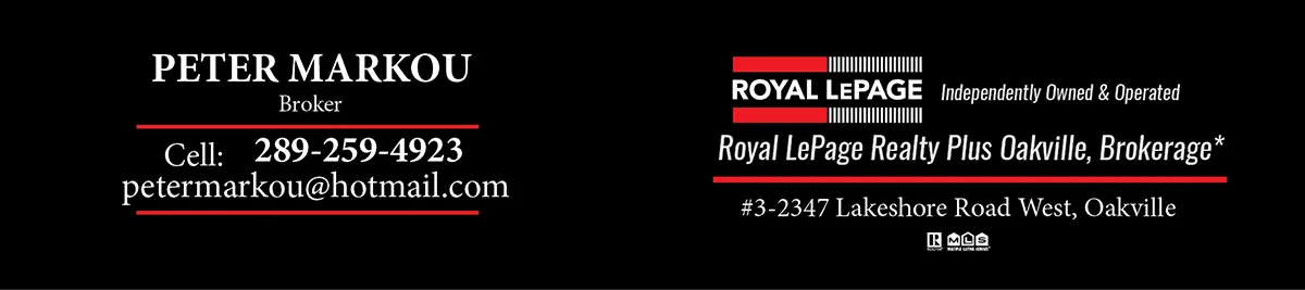 Peter Markou, Royal LePage Realty Plus Oakville, Brokerage*
