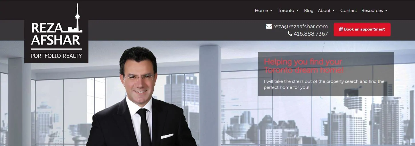 Reza Afshar, Royal LePage Terrequity Portfolio Realty