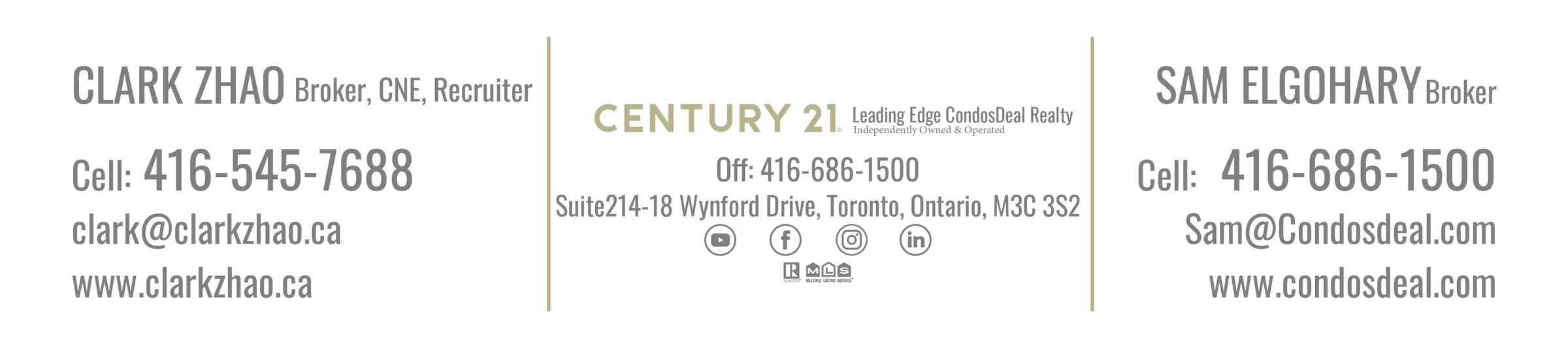Clark Zhao, CENTURY 21 Leading Edge CondosDeal Realty