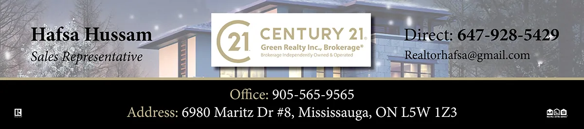 Hafsa Hussam, CENTURY 21 Green Realty Inc., Brokerage*