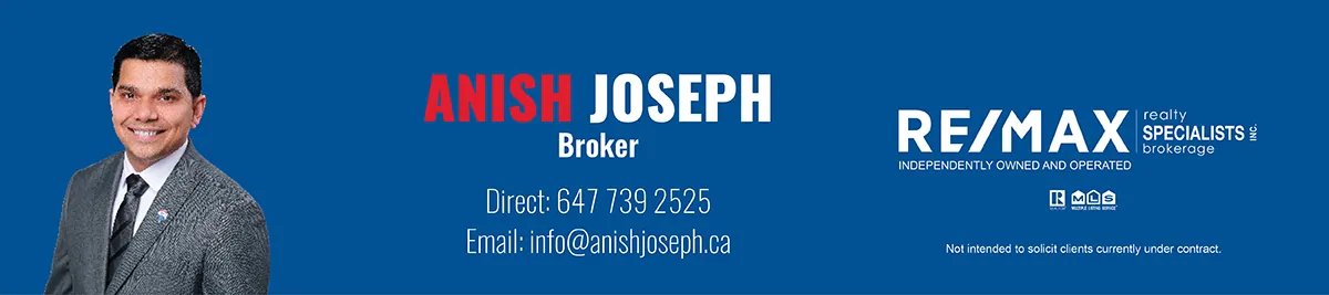 Anish Joseph, RE/MAX REALTY SPECIALISTS INC, Brokerage