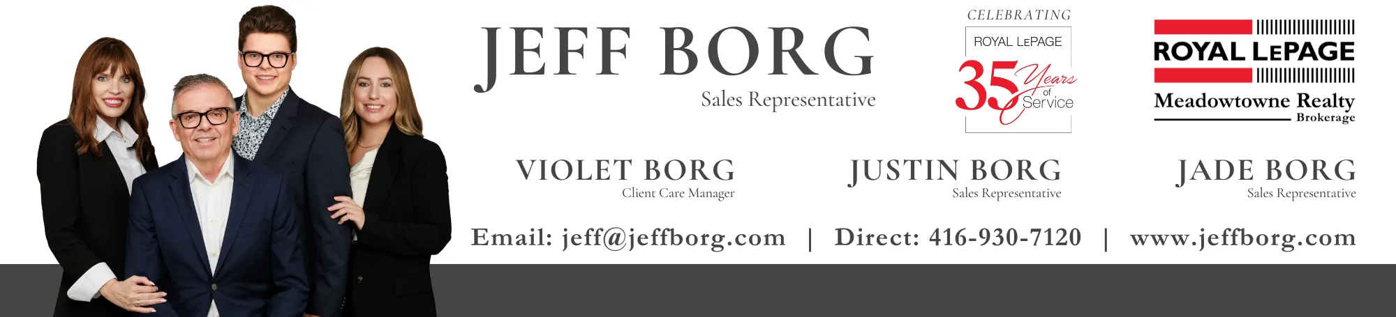 Jeff Borg, Royal LePage Meadowtowne Realty, Brokerage*