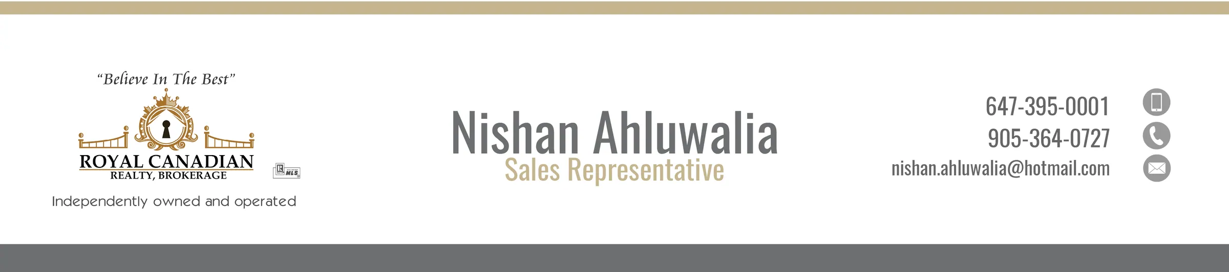 Nishan Ahluwalia, RE/MAX Millennium Real Estate 
