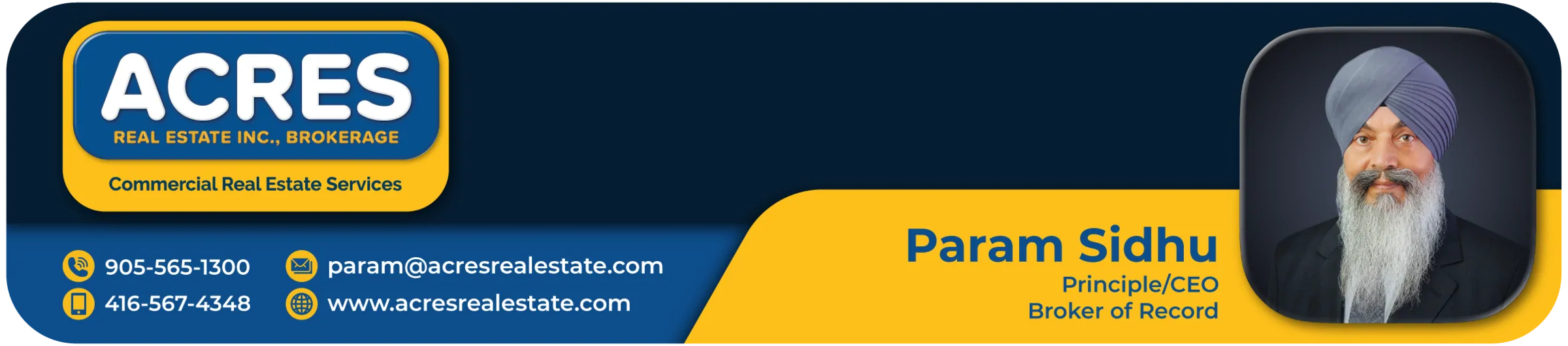 Param Sidhu, Acres Real Estate Inc.,Brokerage