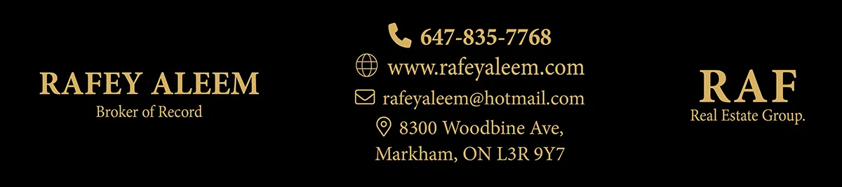 Rafey Aleem, RAF Real Estate Group Inc., Brokerage