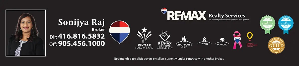 Sonijya Raj, RE/MAX Realty Services Inc., Brokerage