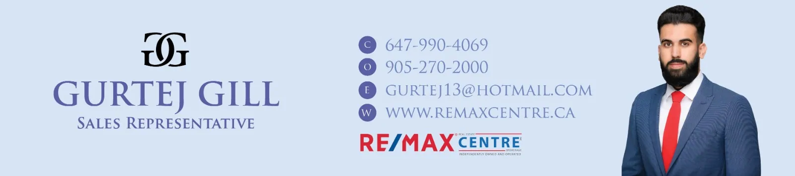 Gurtej Gill, Re/Max Real Estate Centre Inc., Brokerage