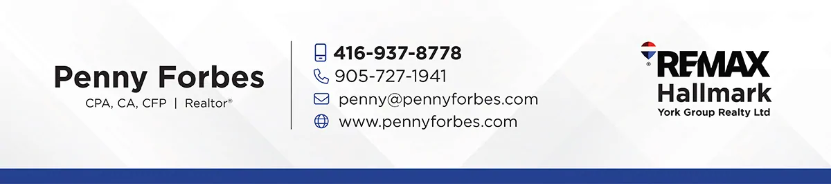 Penny Forbes, CPA, CA, CFP®, RE/MAX Hallmark York Group Realty Ltd