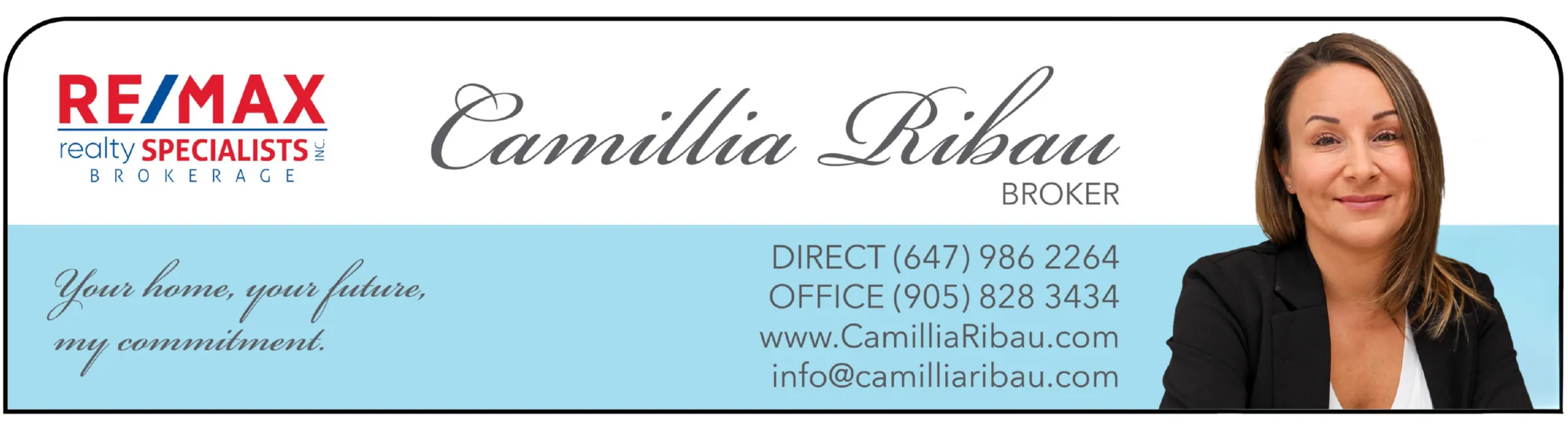 Camillia Ribau, RE/MAX Realty Specialists Inc., Brokerage
