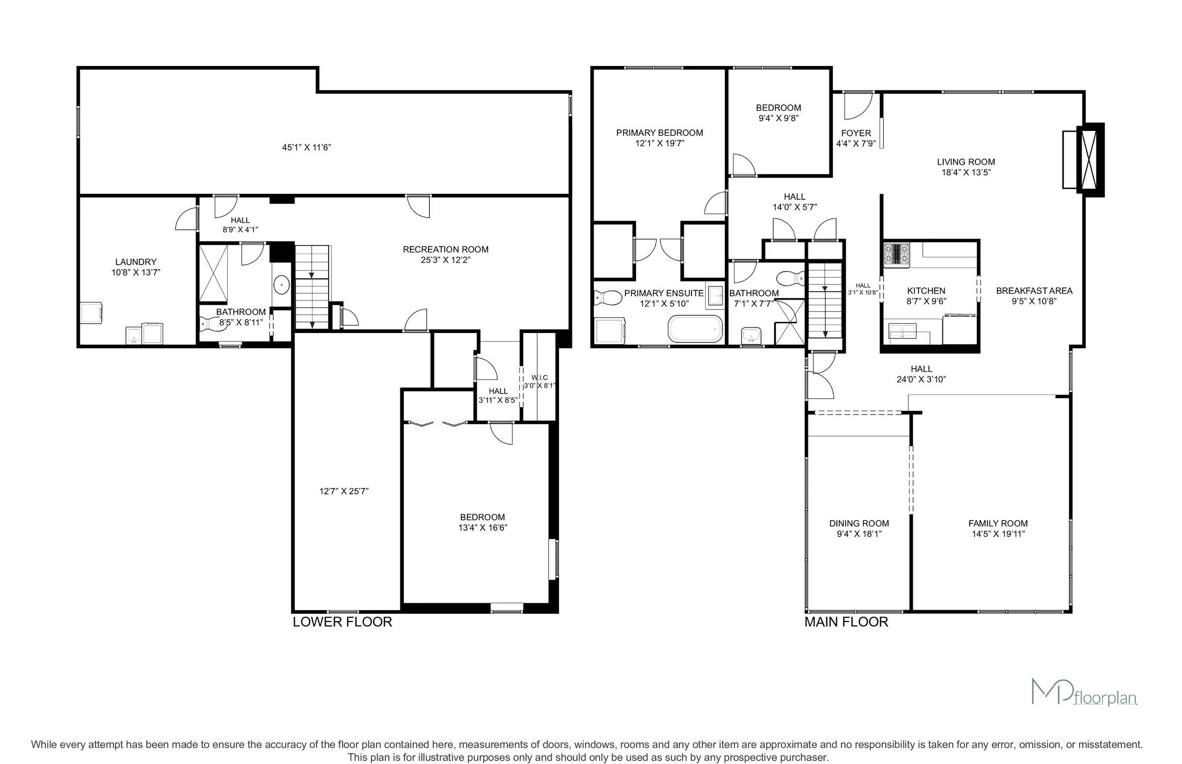 Floor plan of 19 Market Street, Georgetown