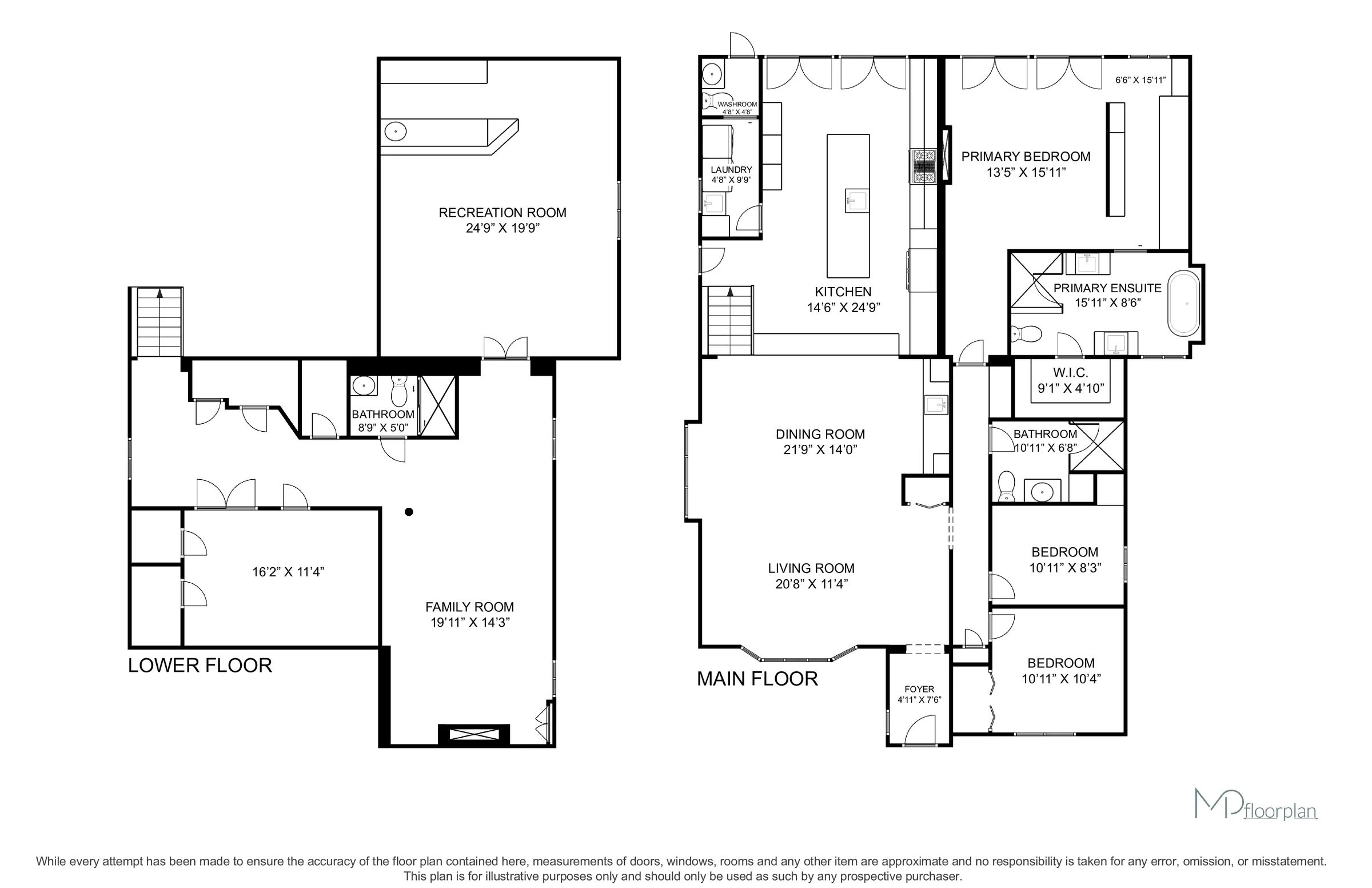 Floor plan of 16 Bairstow Crescent, Georgetown