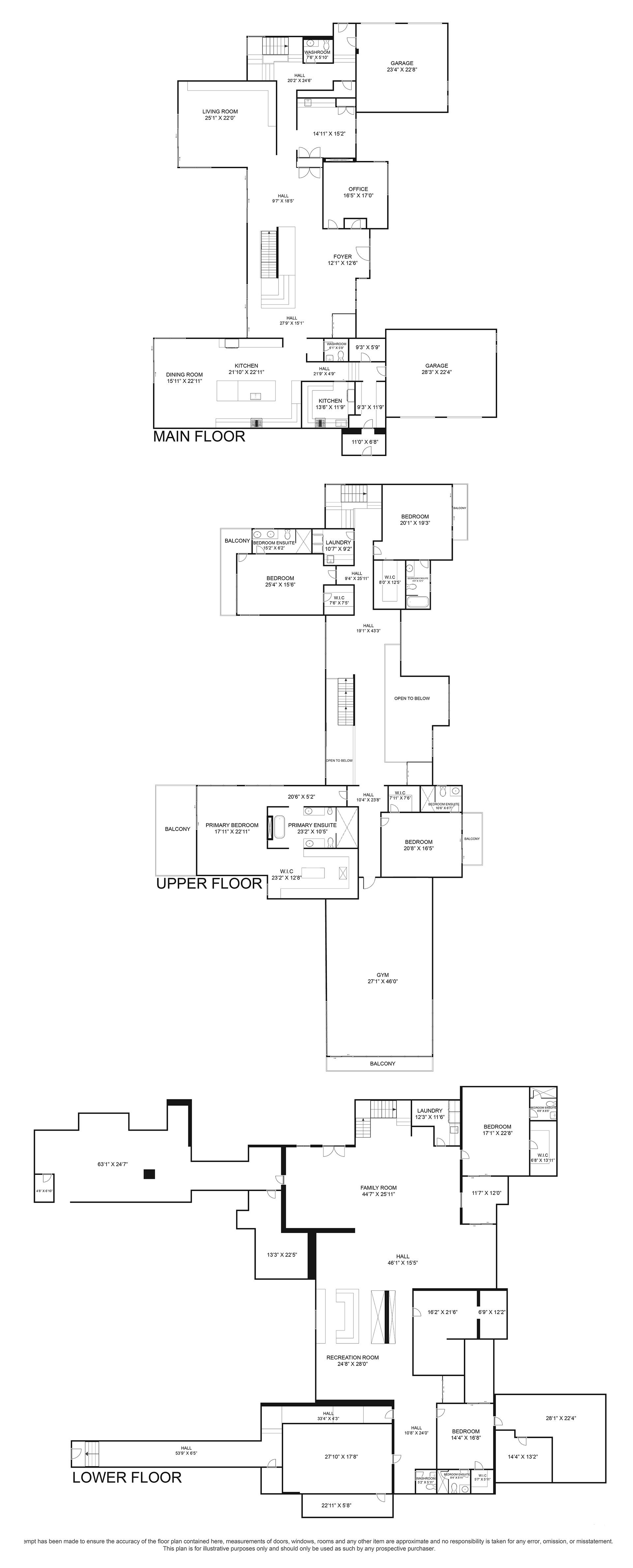 Floor plan of 4490 Henderson Road, Milton
