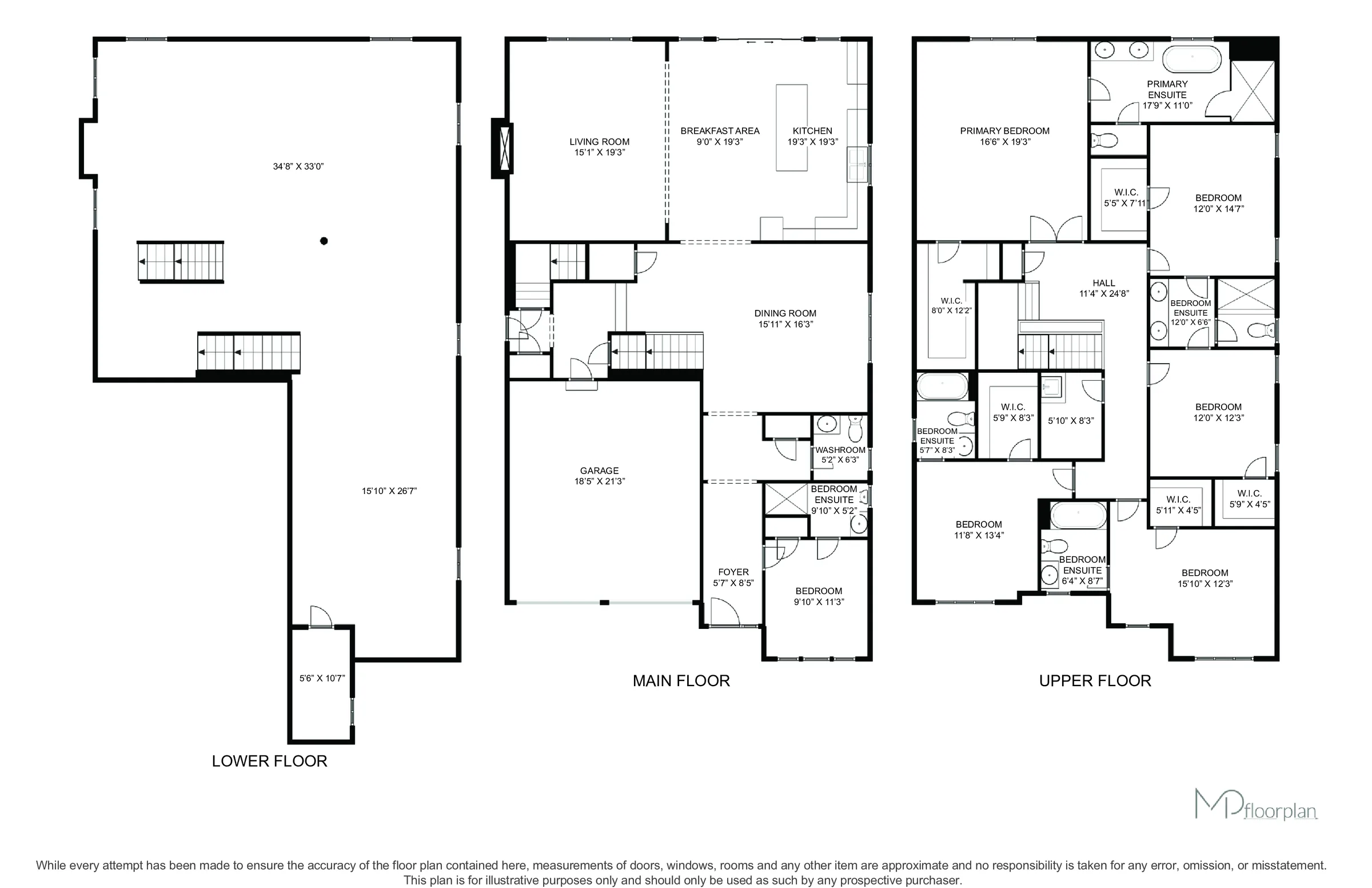 Floor plan of 31 Dolomite Drive, Brampton