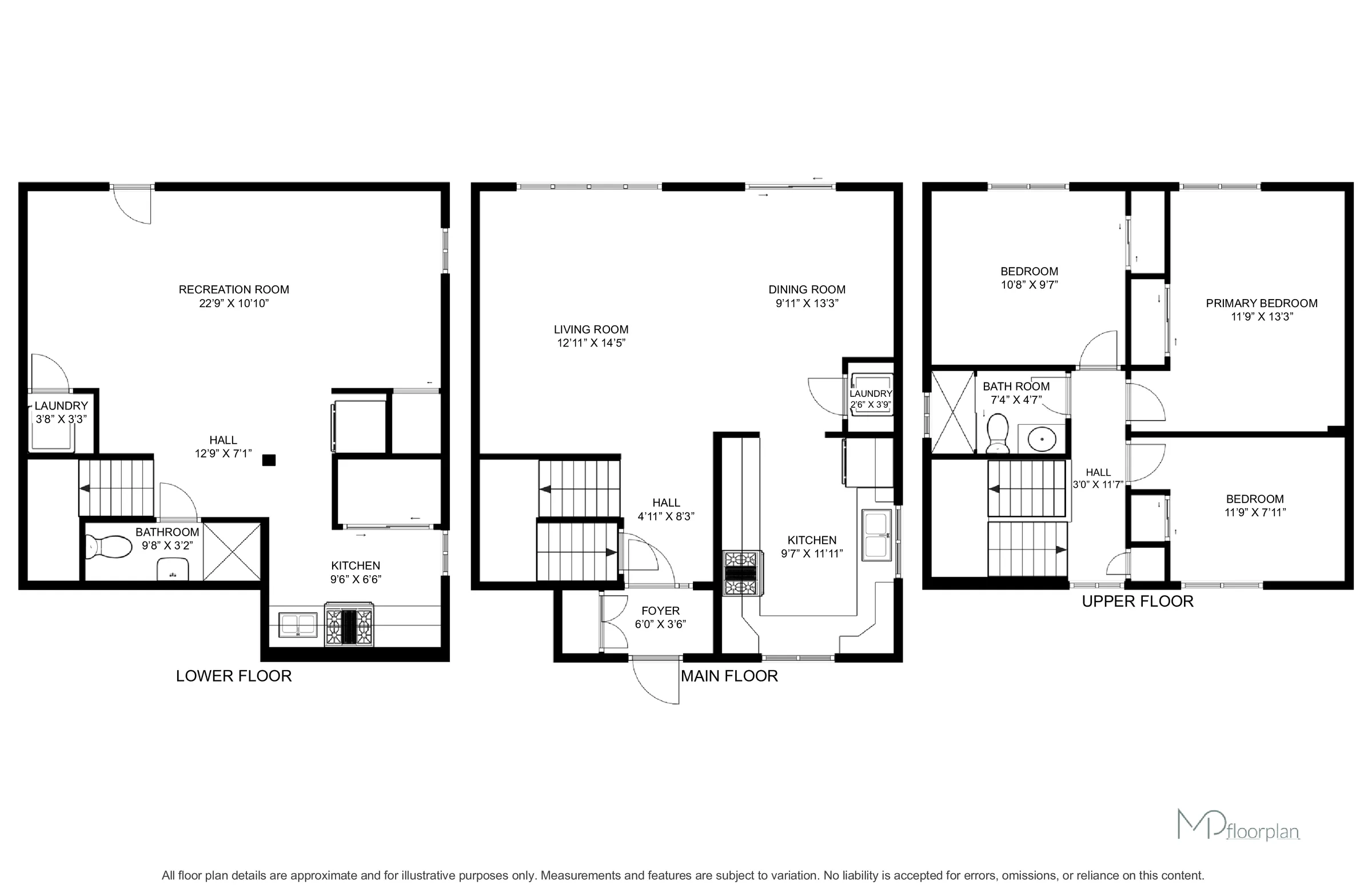 Floor plan of 212 Cedarwoods Crescent, Kitchener