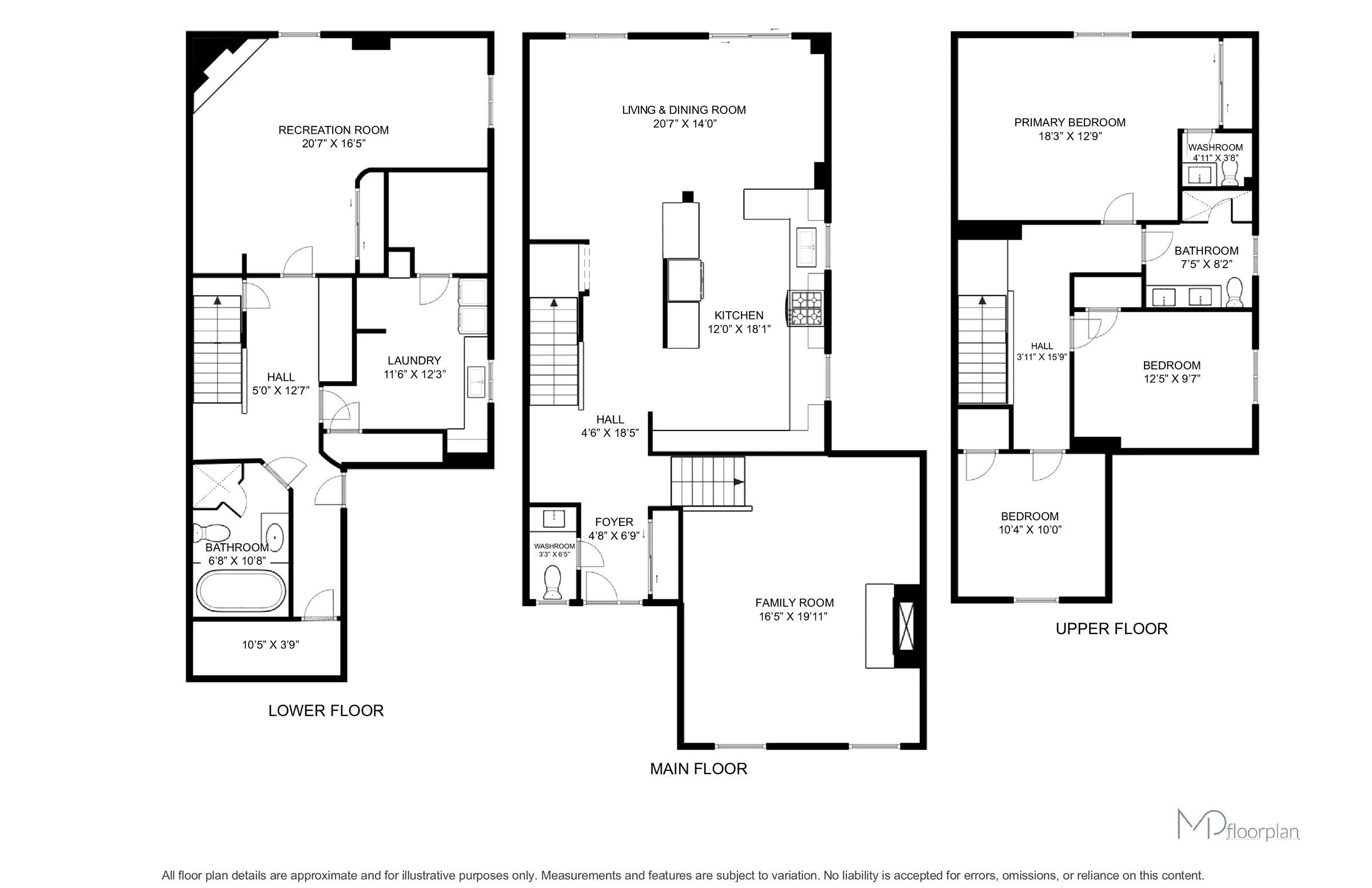 Floor plan of 91 Wade Gate, Thornhill