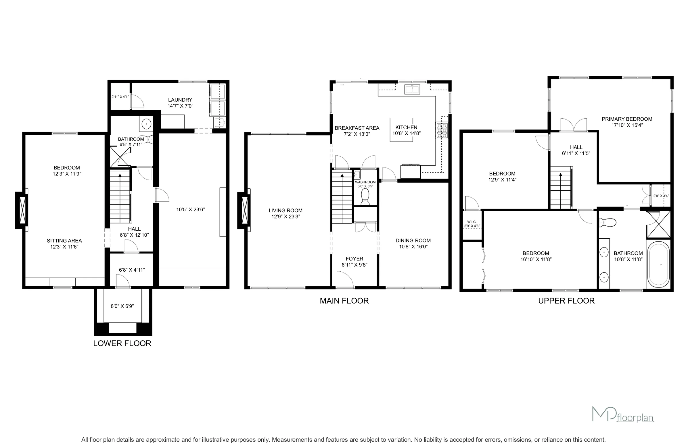 Floor plan of 2 Hartfield Court, Etobicoke