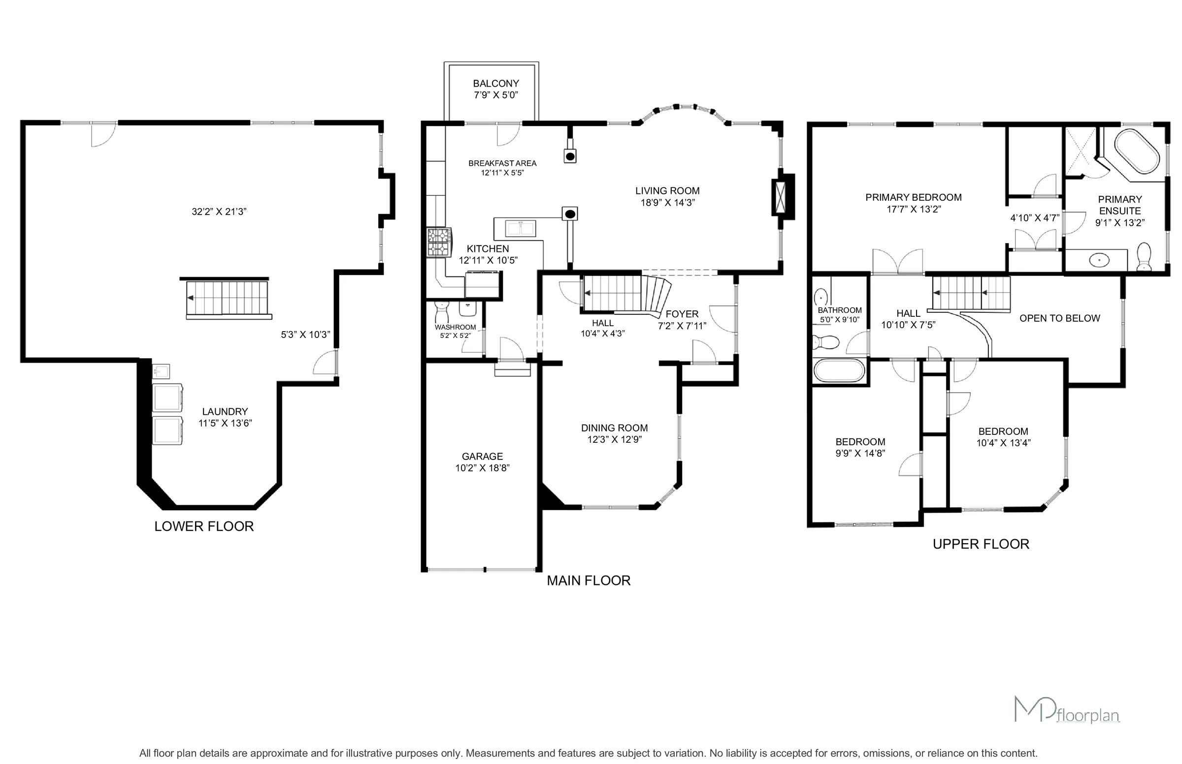 Floor plan of #1-301 Strouds Lane, Pickering