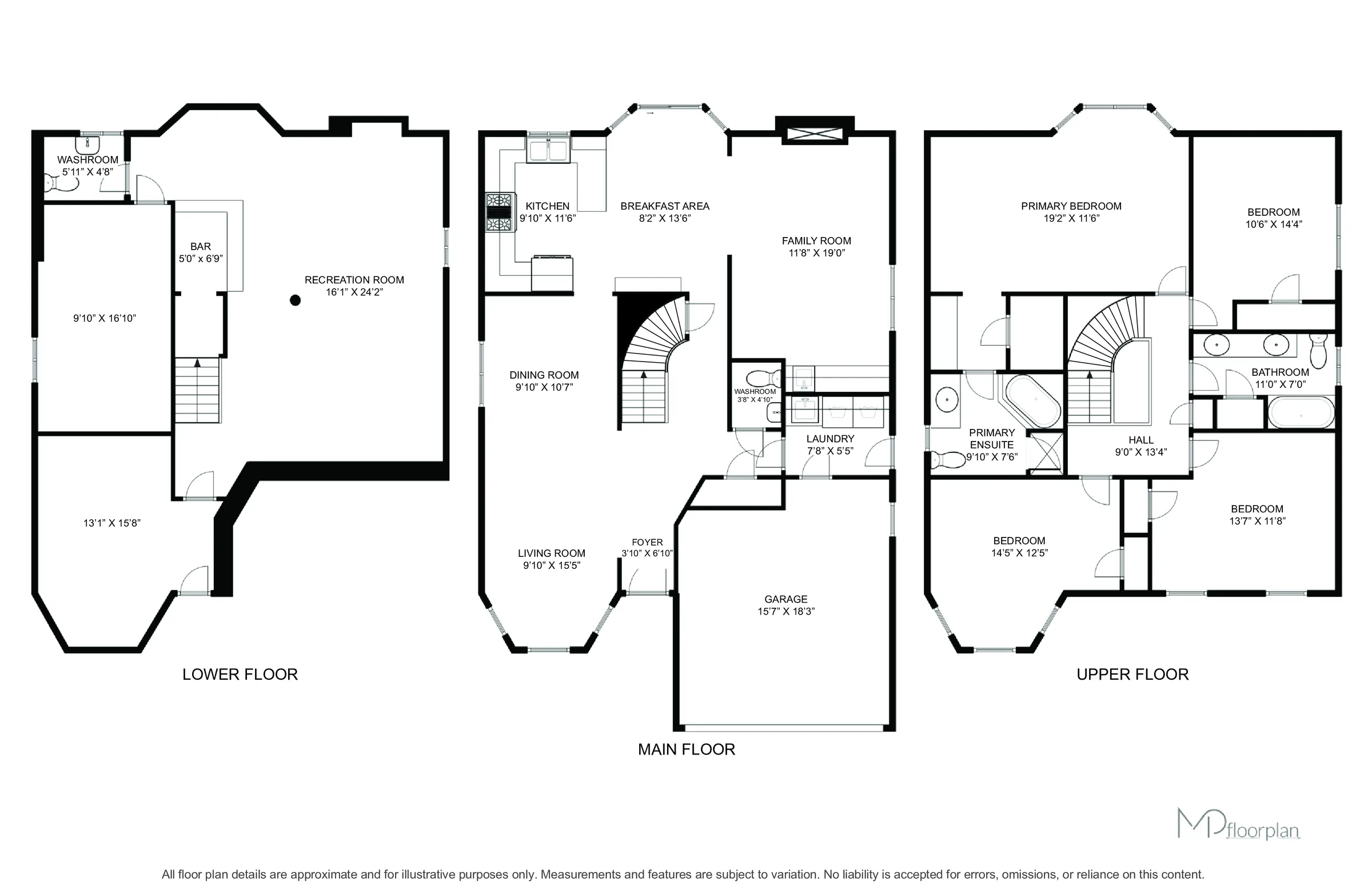 Floor plan of 233 Gwendolyn Street, Pickering