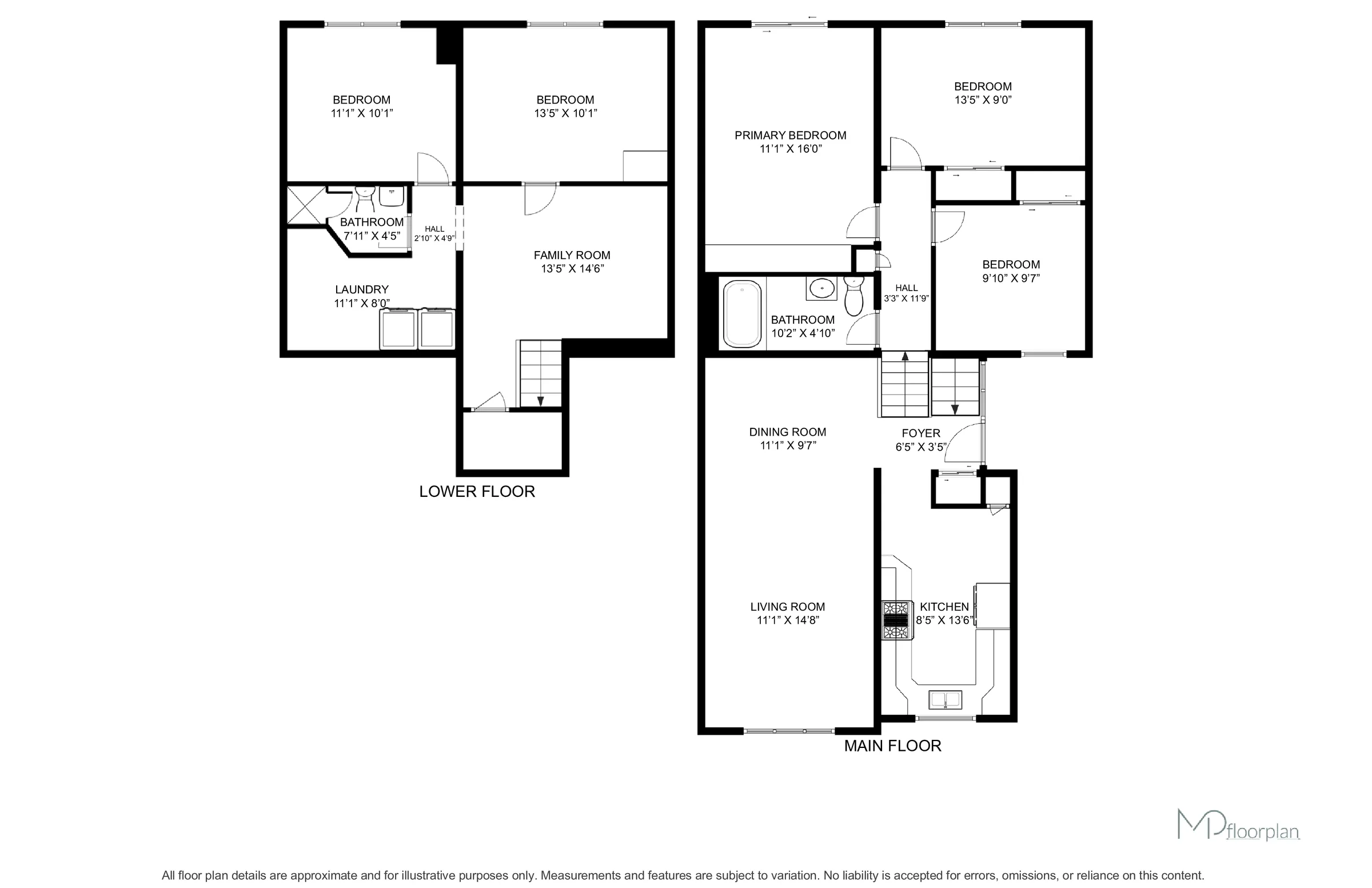 Floor plan of 2498 Mainroyal Street, Mississauga