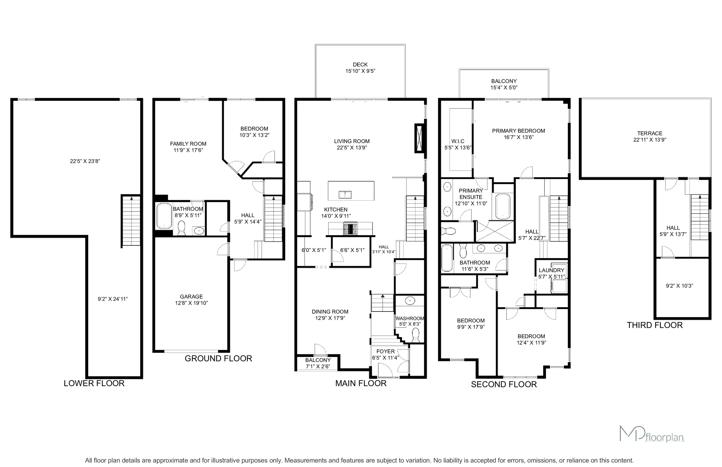 Floor plan of 1281 Wharf Street, Pickering