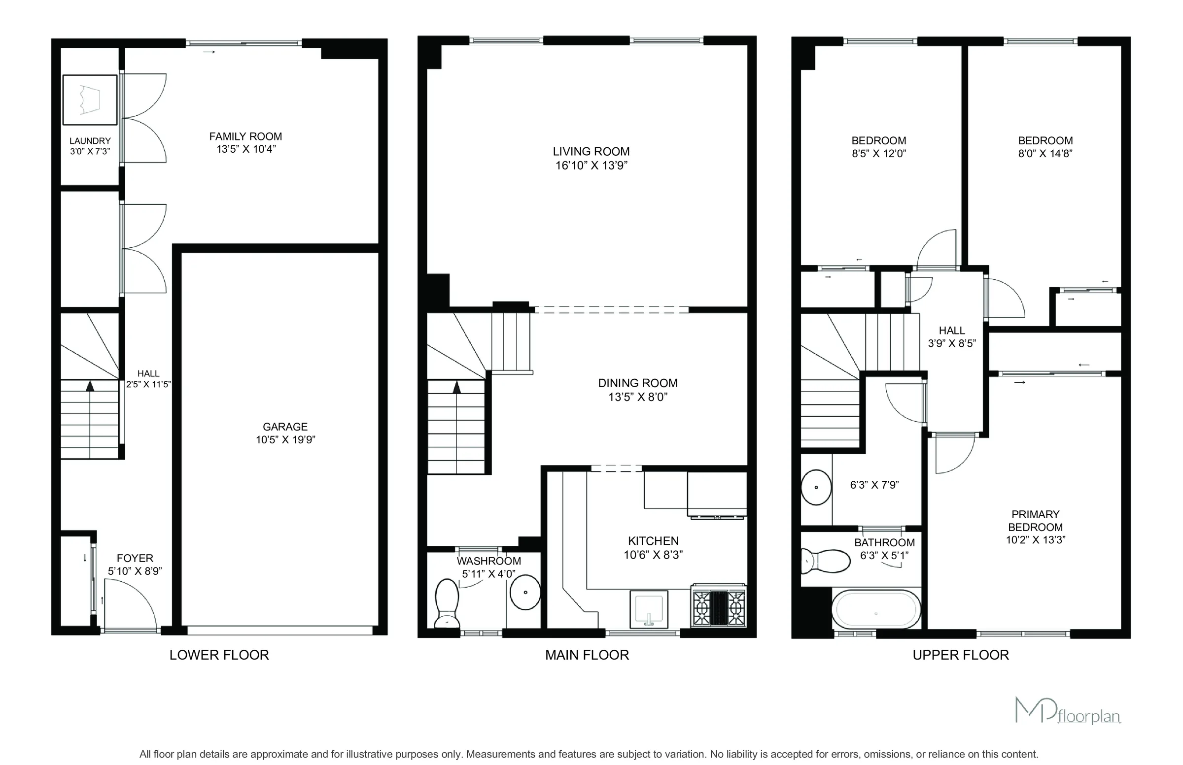 Floor plan of #20A-830 Westlock Road, Mississauga