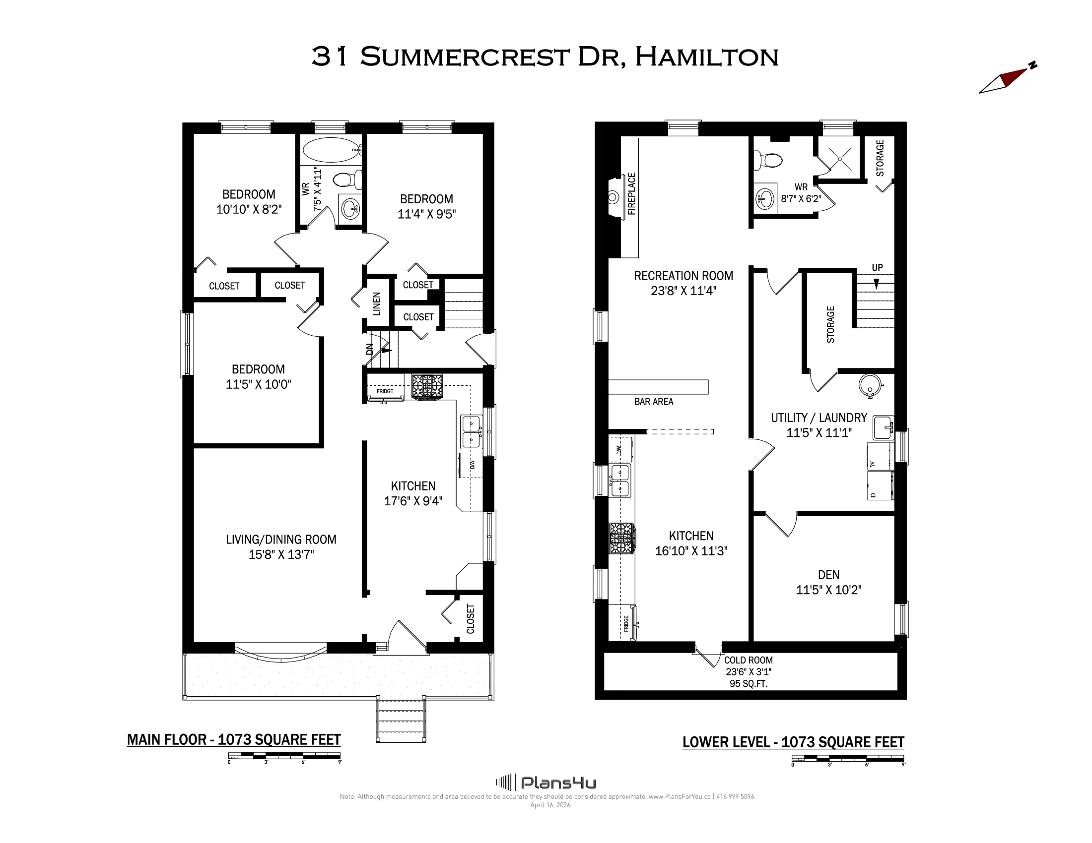 Floor plan of 31 Summercrest Drive, Hamilton