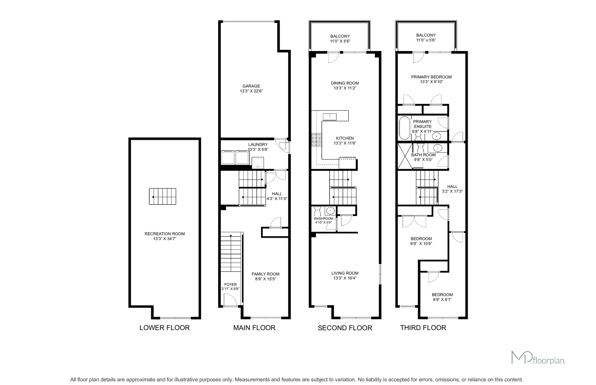 Floor plan of 59 Mikayla Lane, Markham