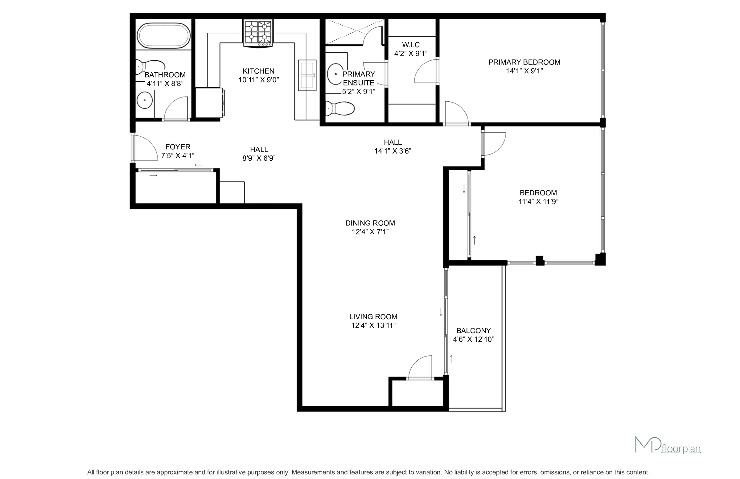 Floor plan of #214-5 Hamilton Street North, Waterdown