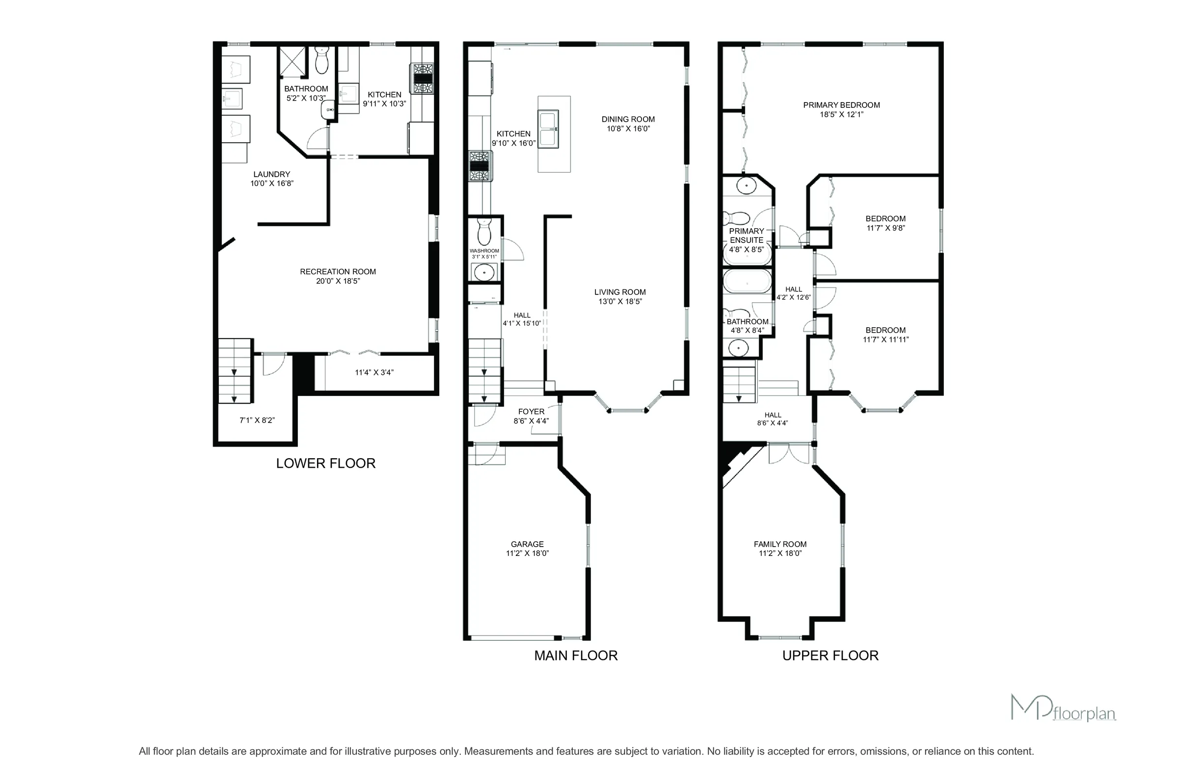 Floor plan of 923 Redbird Crescent, Pickering