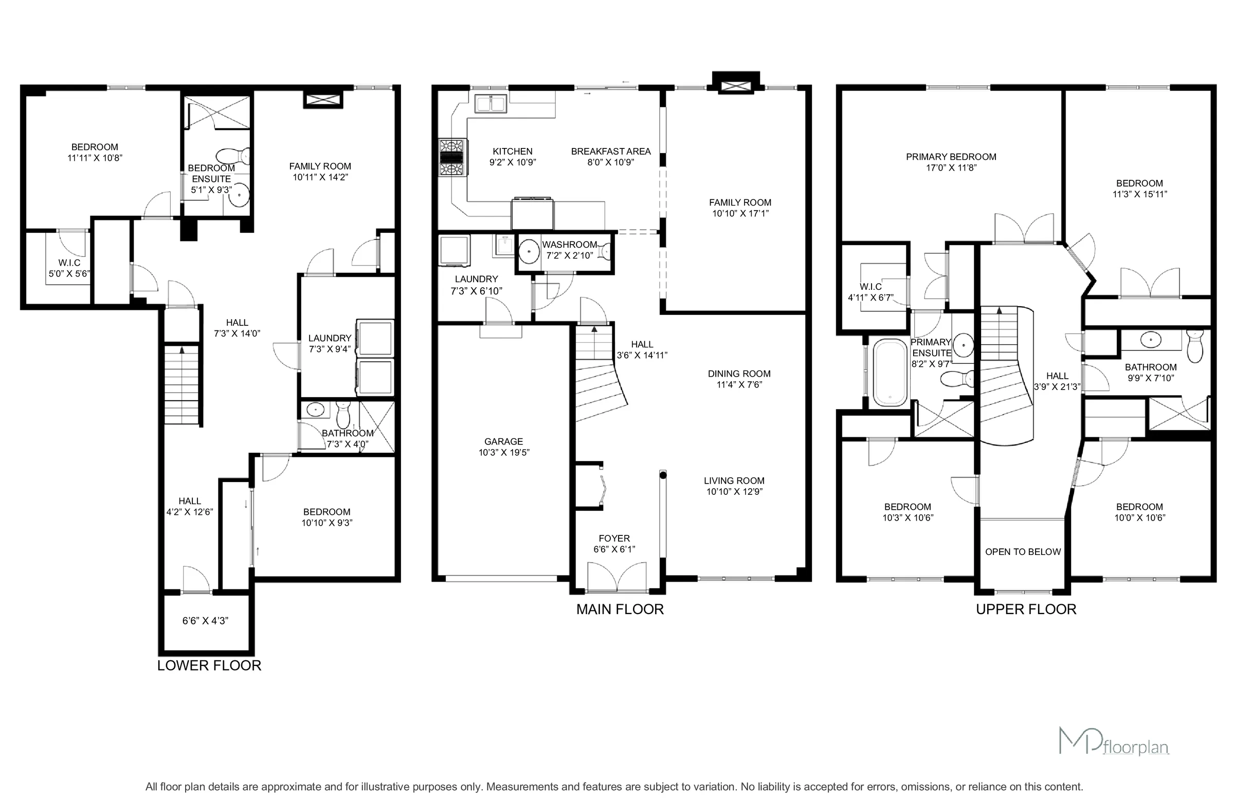 Floor plan of 45 Skylark Drive, Woodbridge