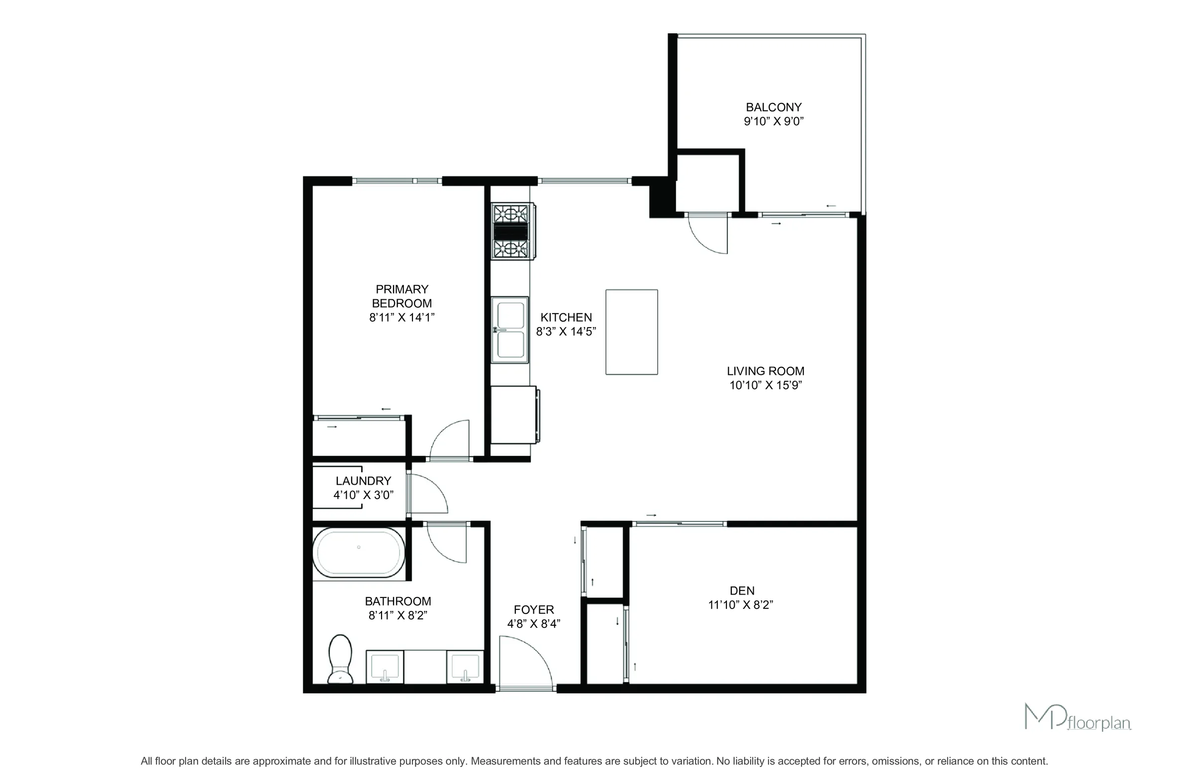 Floor plan of #107-650 Sauve Street, Milton