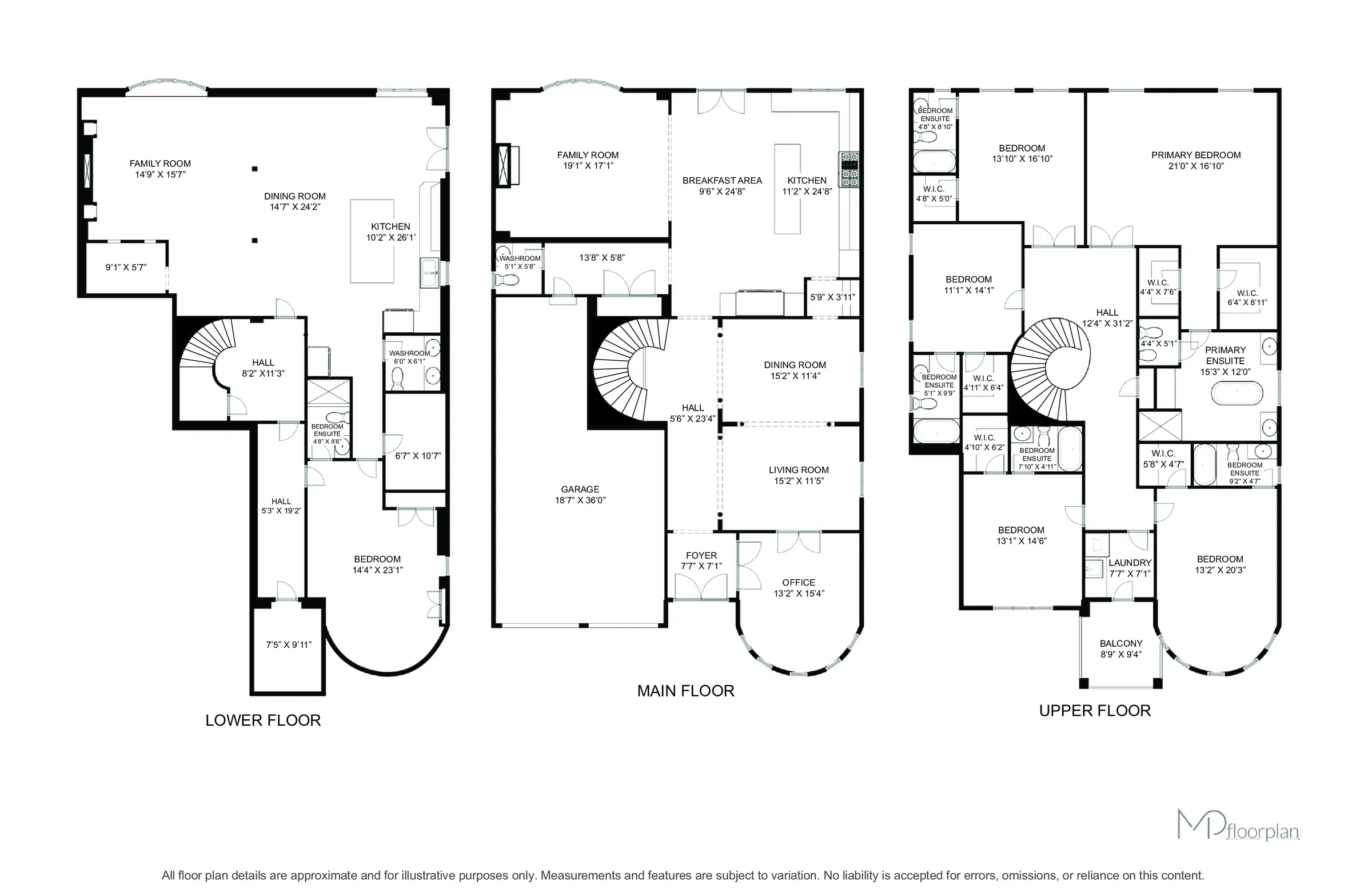 Floor plan of 33 Keatley Drive, Vaughan