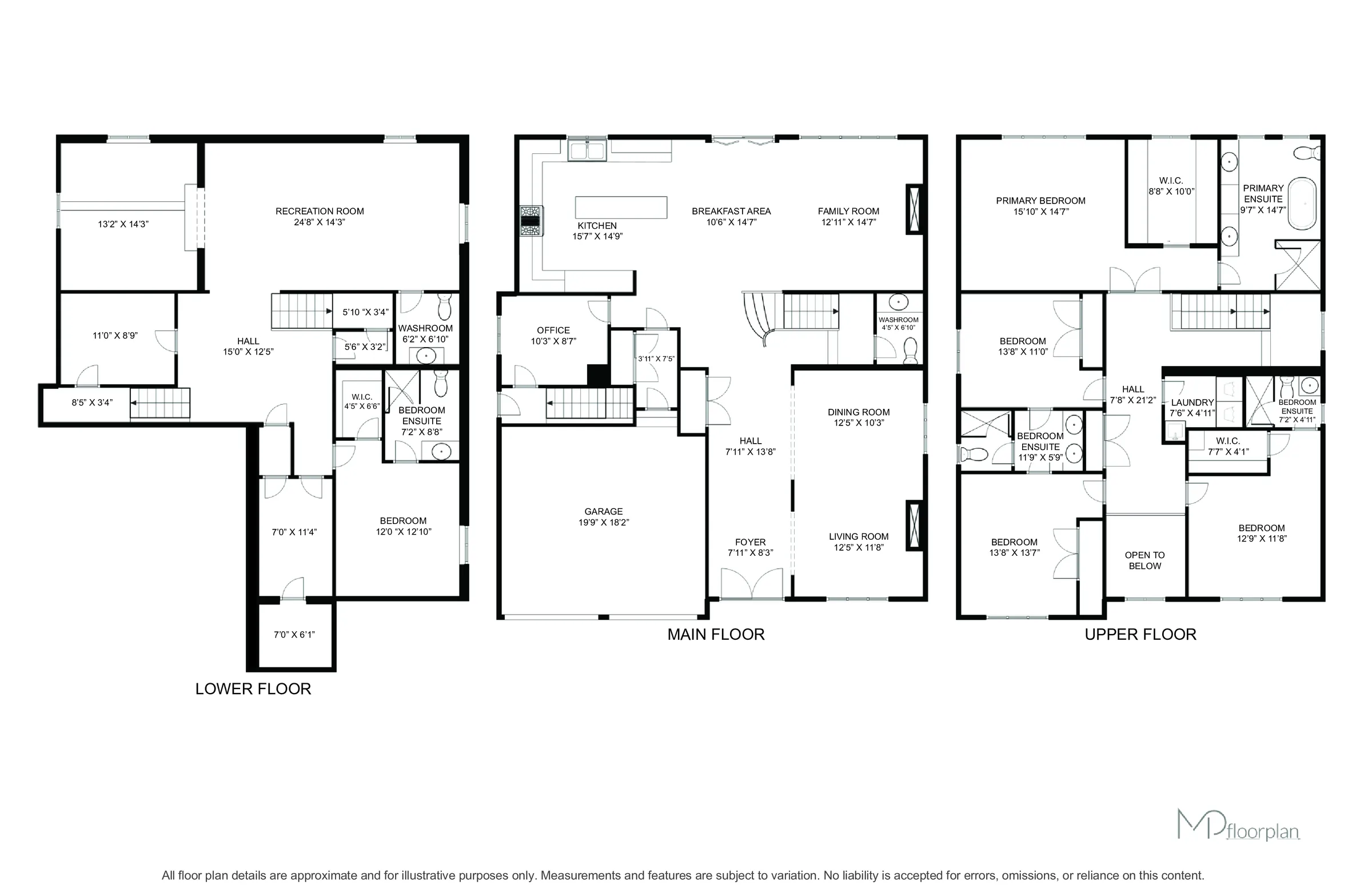 Floor plan of 461 Sandlewood Road, Oakville