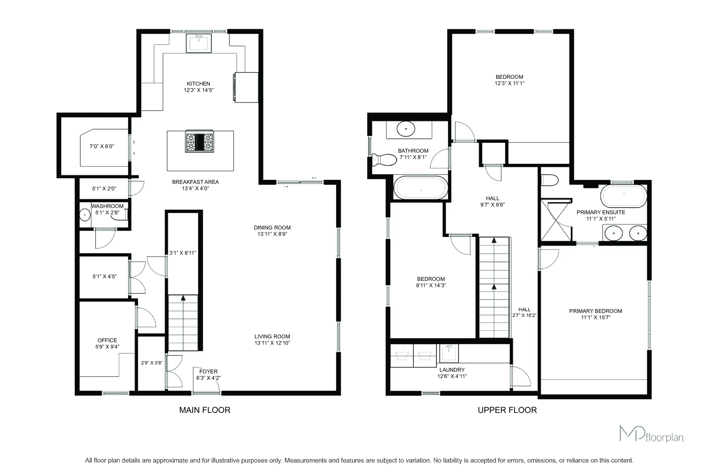 Floor plan of 89 Willow Street, Bolton