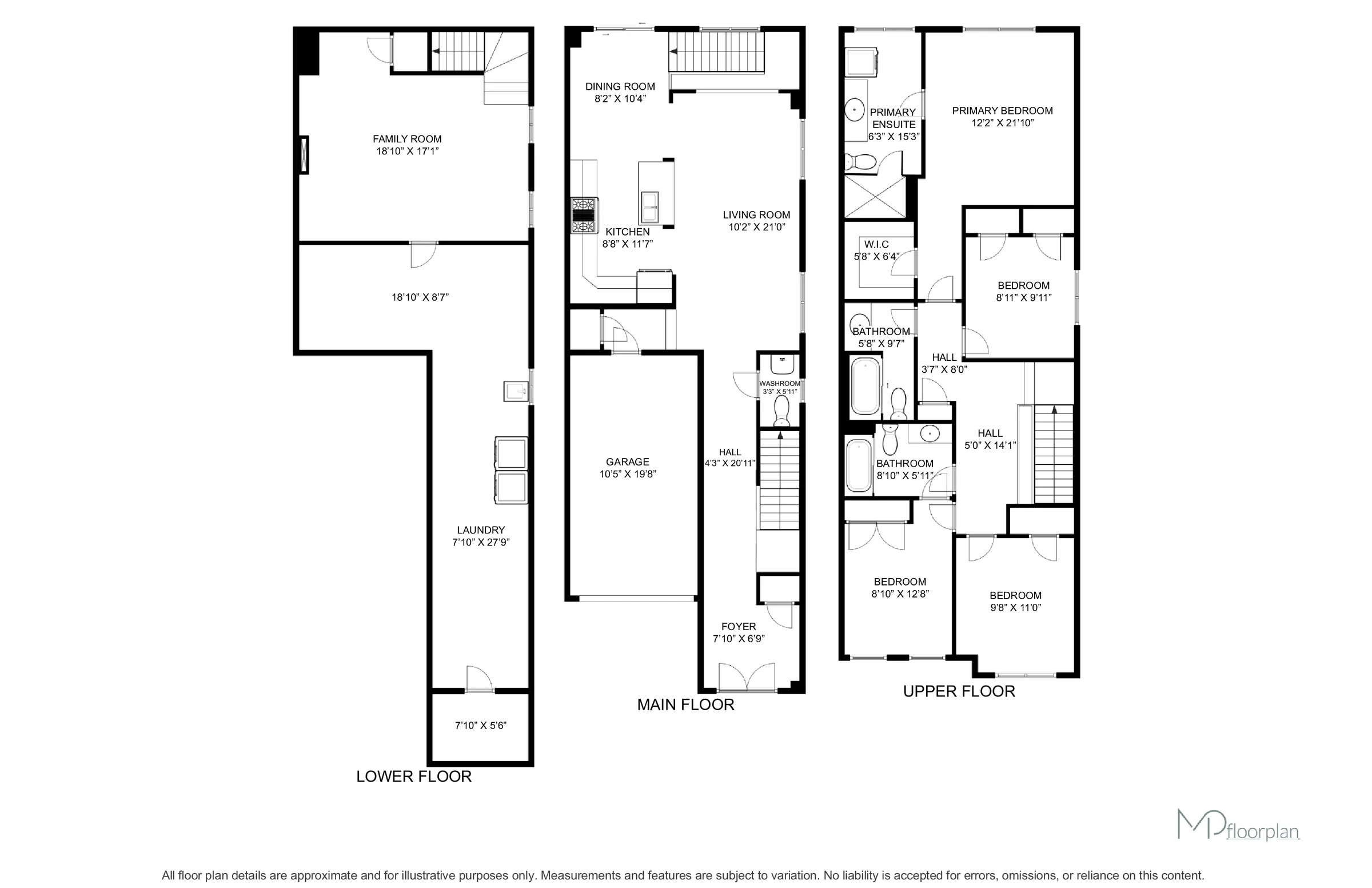 Floor plan of 549 Barons Street, Vaughan