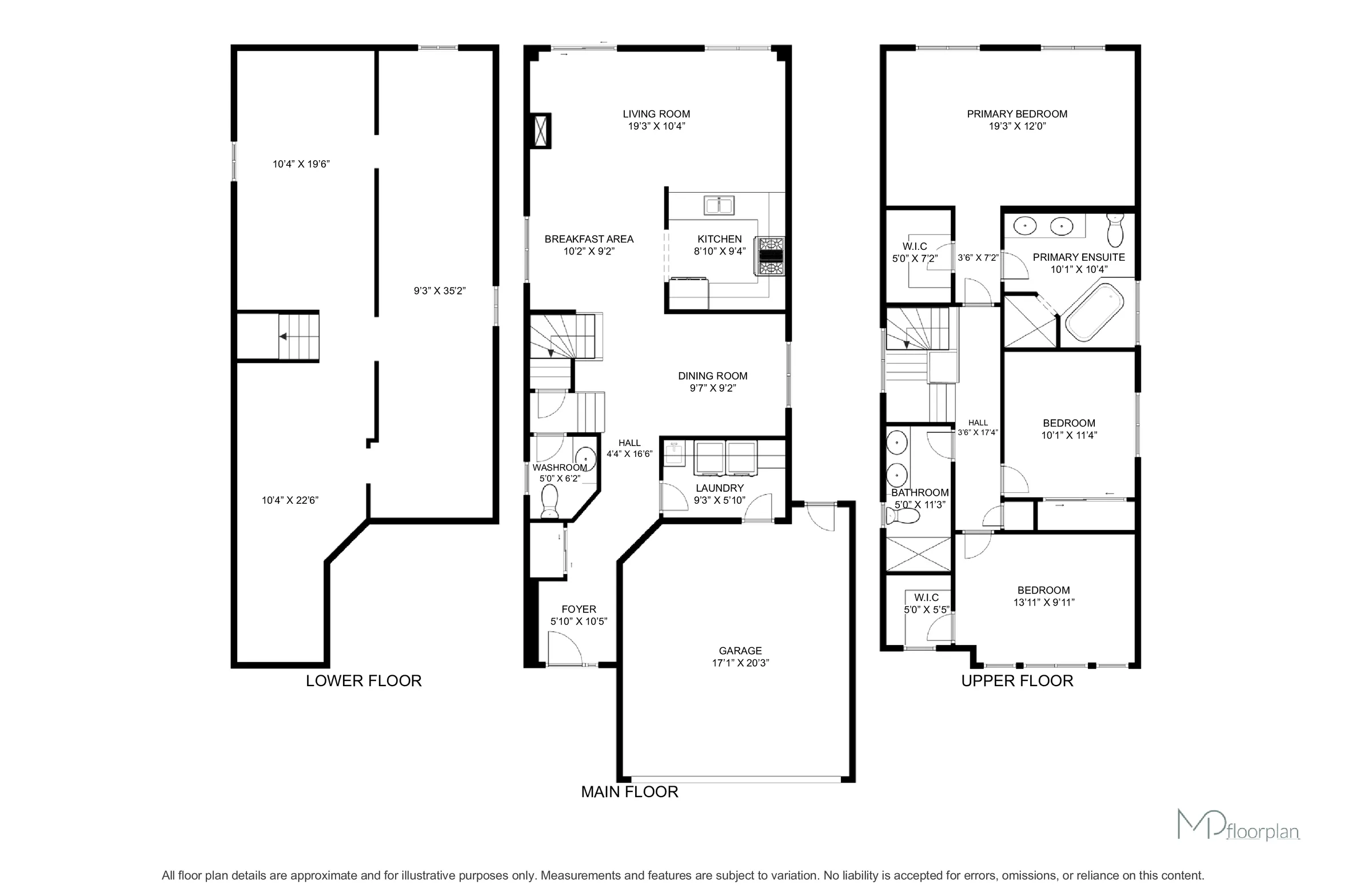Floor plan of 182 Thomas Avenue, Brantford