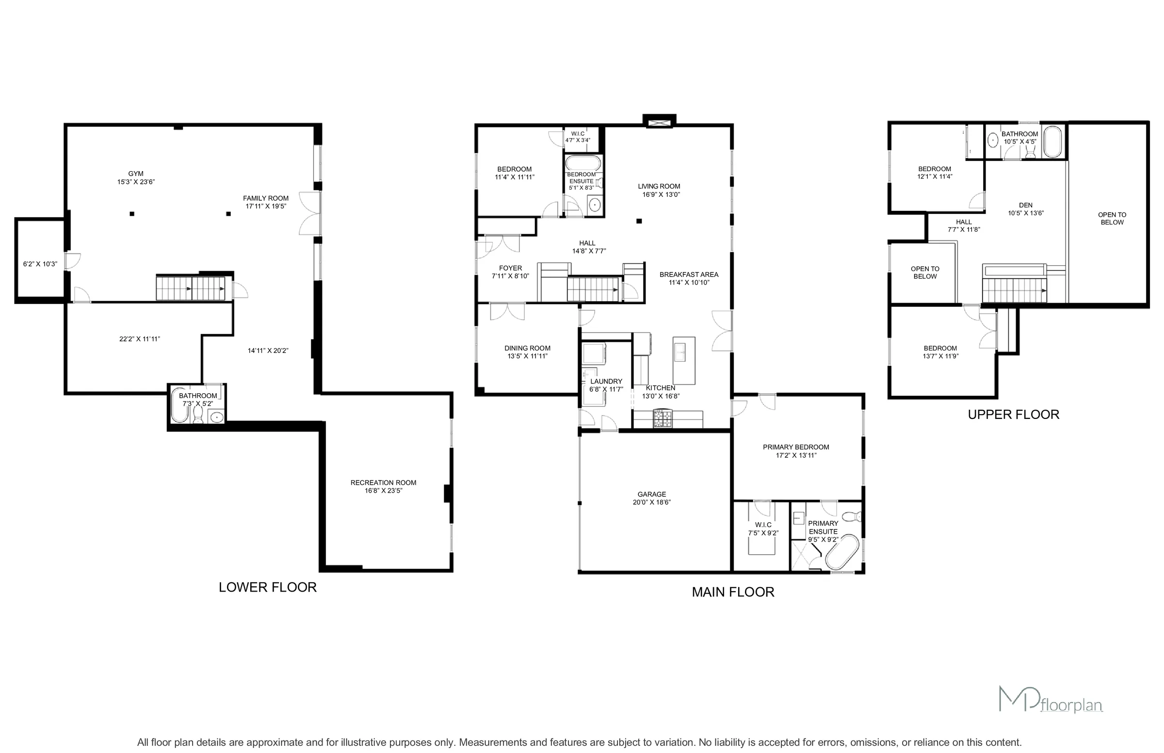 Floor plan of 15727 McLaughlin Road, Inglewood