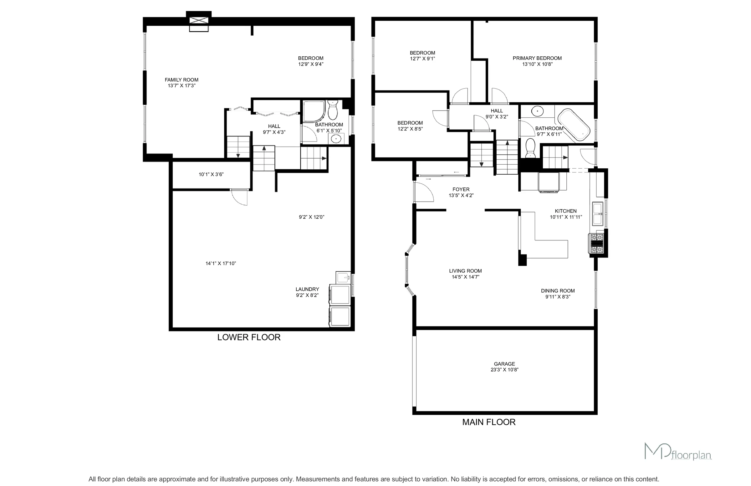 Floor plan of 2452 Yarmouth Crescent, Oakville