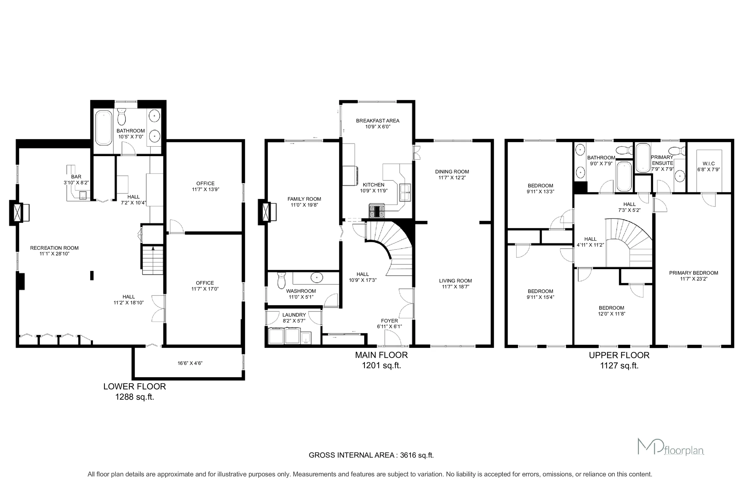 Floor plan of 4141 Twine Crescent, Mississauga