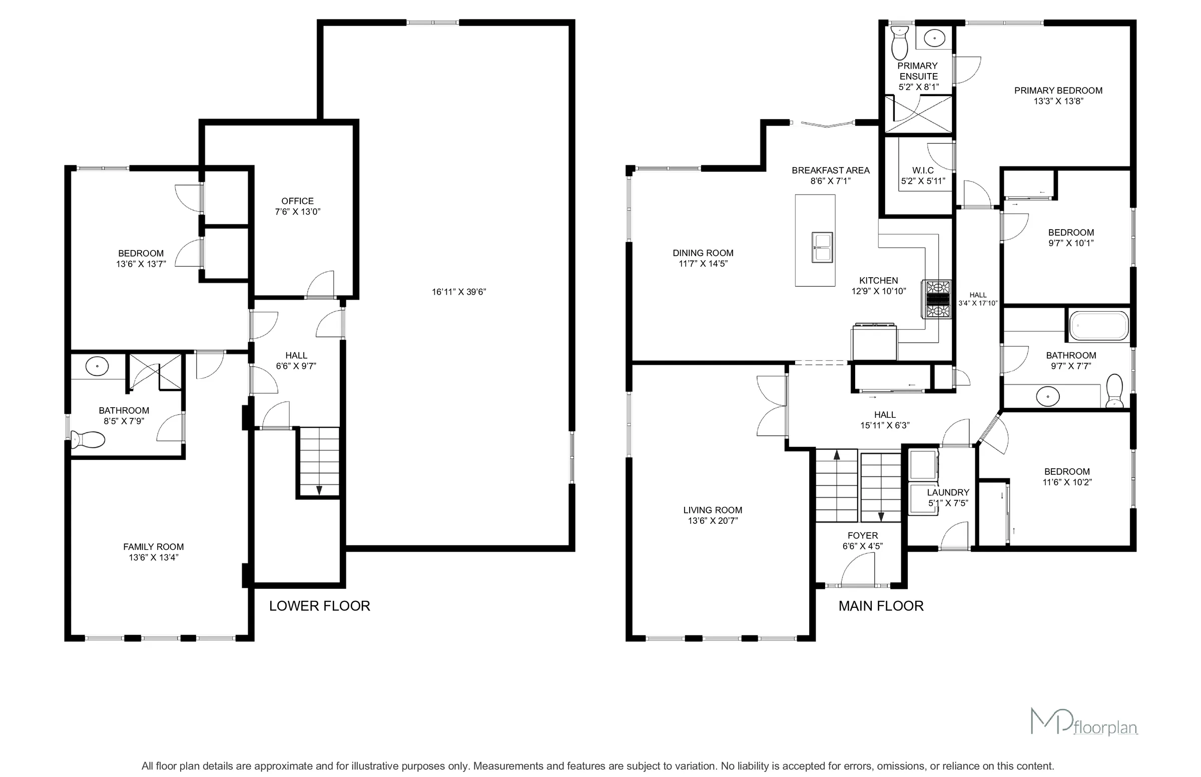 Floor plan of 19 Amberdale Court, Caledon