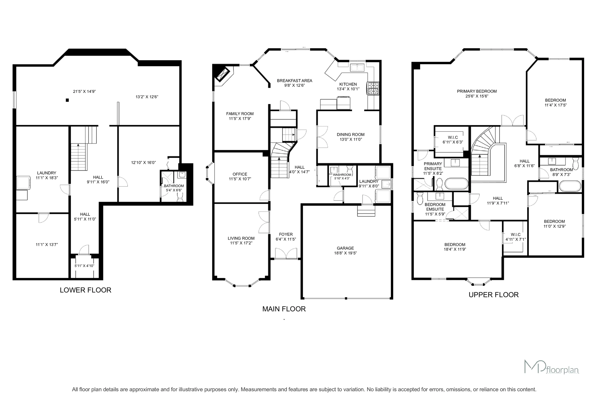 Floor plan of 28 Corkett Drive, Brampton
